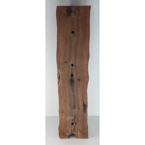 Wood Carved Tree Spirit Forest Gnome Wizard Bearded Man Folk Art 18" - Picture 5 of 9